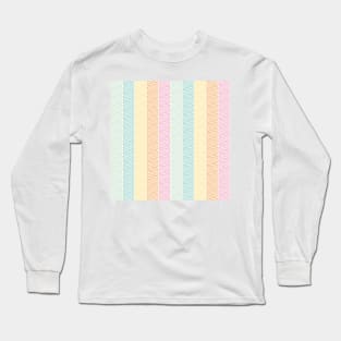 Colorful triangles texture Long Sleeve T-Shirt